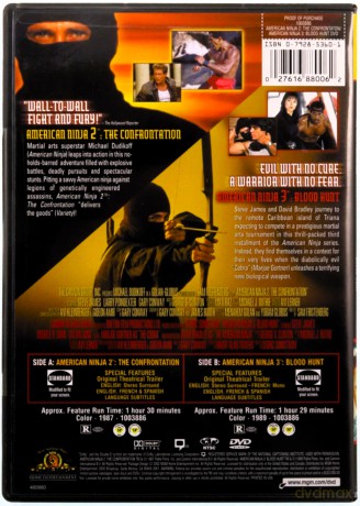 American Ninja 2: The Confrontation/American Ninja 3: Blood Hunt [DVD]