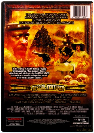 Allan Quatermain and the Temple of Skulls [DVD]