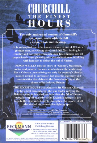 CHURCHILL--THE FINEST HOURS