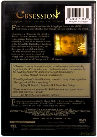 Obsession: Radical Islam's War Against the West [DVD]