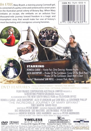 The Incredible Journey of Mary Bryant [DVD]