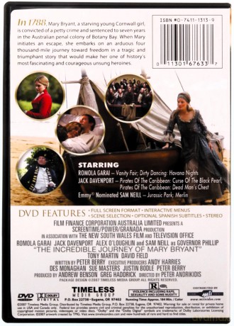 The Incredible Journey of Mary Bryant [DVD]