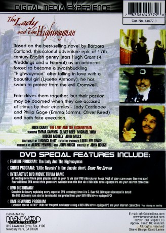 The Lady and the Highwayman (Dama i rozbójnik) [DVD]