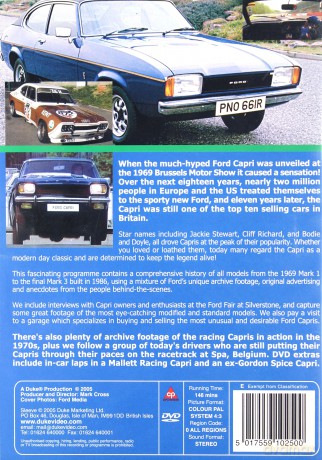 Ford Capri: A Motoring Milestone [DVD]