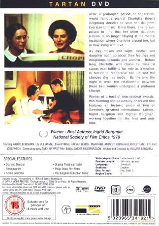 Autumn Sonata (Jesienna sonata) [DVD]