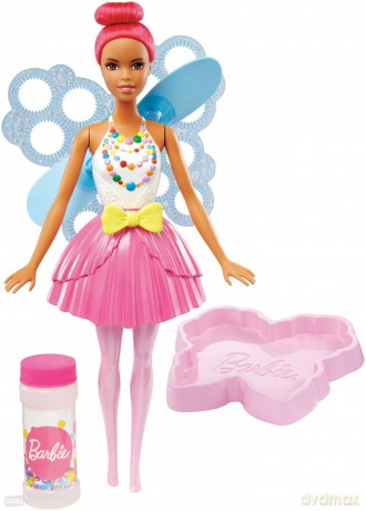 BARBIE Bąbelkowa Wróżka Czerwone włosy