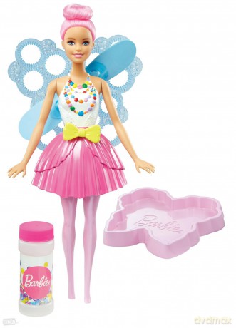 BARBIE Bąbelkowa Wróżka Różowe włosy