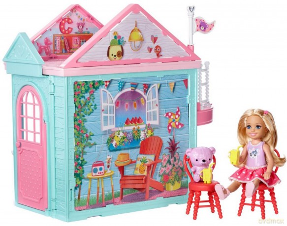 BARBIE Domek zabaw Chelsea + lalka