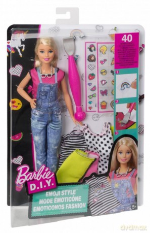 BARBIE Zrób to sama Modne naklejki, Blondynka