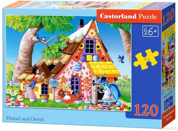 CASTOR 120 el. Jaś i Małgosia [PUZZLE]