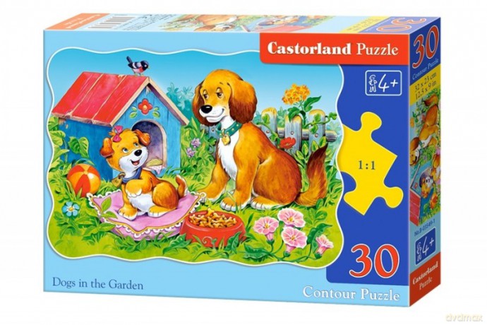 CASTOR 30 el. Pieski w ogrodzie [PUZZLE]