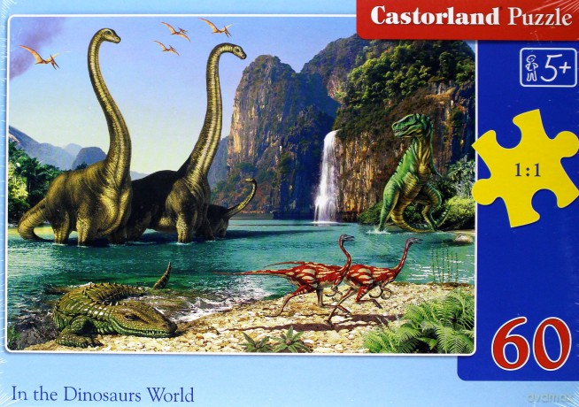 CASTOR 60 el. W świecie dinozaurów [PUZZLE]