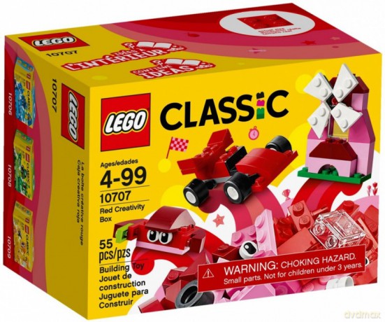 LEGO Classic Czerwony zestaw kreatywny (10707) [KLOCKI]