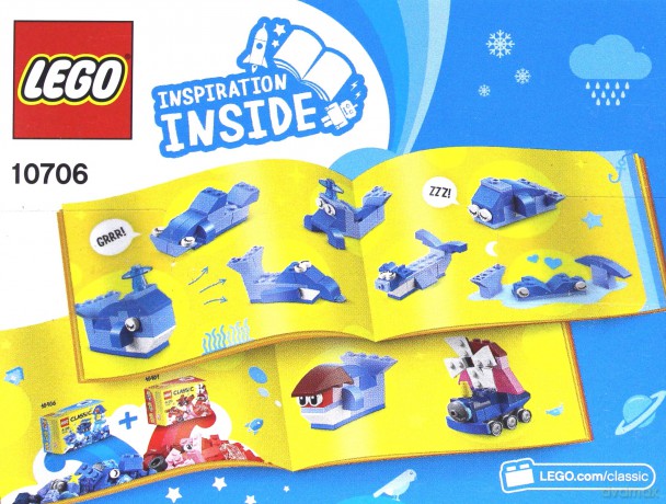 LEGO Classic Niebieski zestaw kreatywny (10706) [KLOCKI]