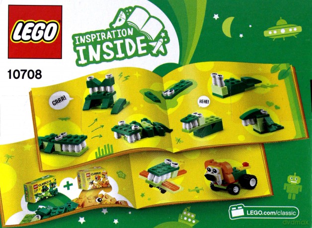LEGO Classic Zielony zestaw kreatywny (10708) [KLOCKI]