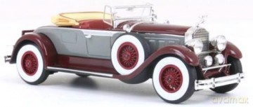 Packard 640 Customs Eight Roadster 1929 (dark red/grey)