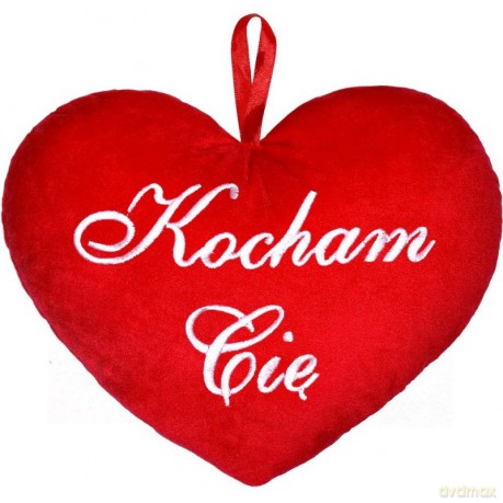 Poduszka serce Kocham Cię 18 cm