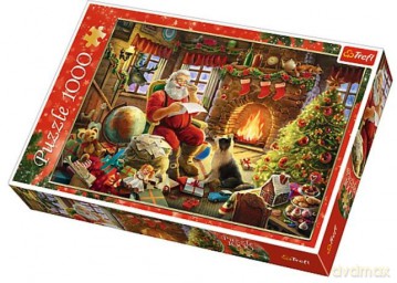 TREFL 1000 el. Odpoczynek przy kominku (10432) [PUZZLE]