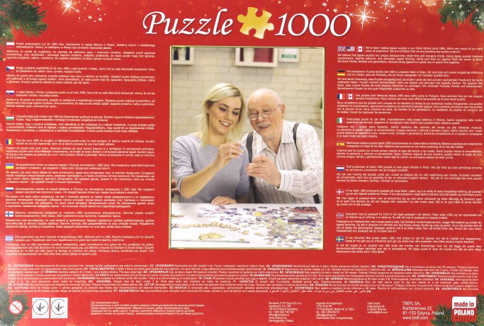 TREFL 1000 el. Odpoczynek przy kominku (10432) [PUZZLE]