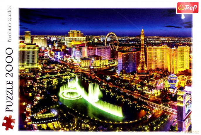 TREFL 2000 el. Las Vegas nocą (27081) [PUZZLE]
