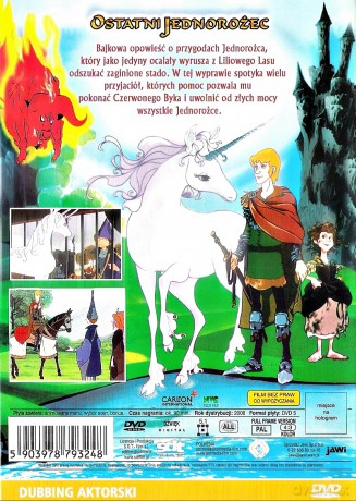 Ostatni jednorożec [DVD]