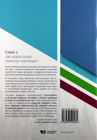 Ćwiczenia sprawności komunikacyjnych cz. 1 [KSIĄŻKA]