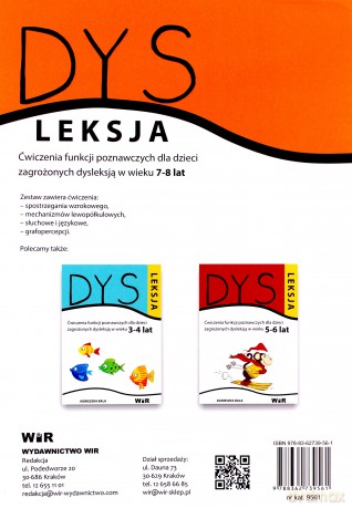 Dyskleksja 7-8 LAT - Agnieszka Bala [KSIĄŻKA]