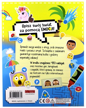 EMOJI Książka z zadaniami [KSIĄŻKA]