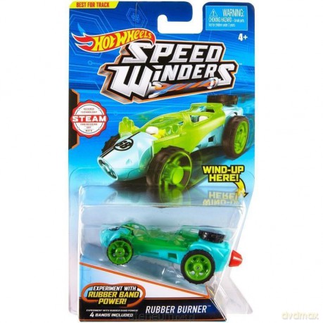 Hot Wheels - Autonakręciaki Rubber Burner