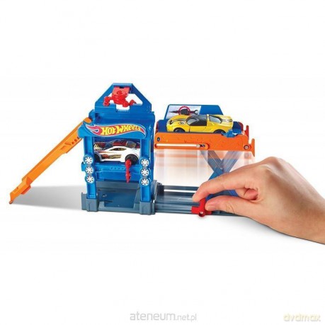 Hot Wheels - Rozkładane zestawy Warsztat z podnośnikiem