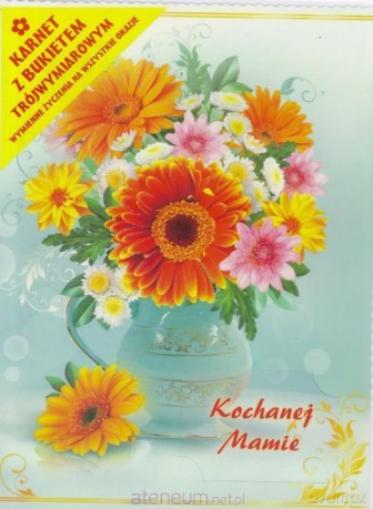Karnet Bukiet - Kochanej mamie