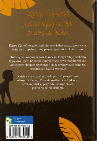 Literatura klasyczna. Księga Dżungli - Rudyard Kipling [KSIĄŻKA]