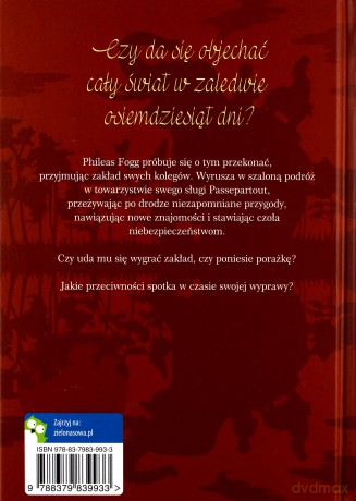 Literatura klasyczna. W 80 dni dookoła świata - Julisz Verne [KSIĄŻKA]