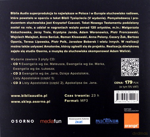Biblia. Nowy Testament - zbiorowe Opracowanie [AUDIOBOOK]