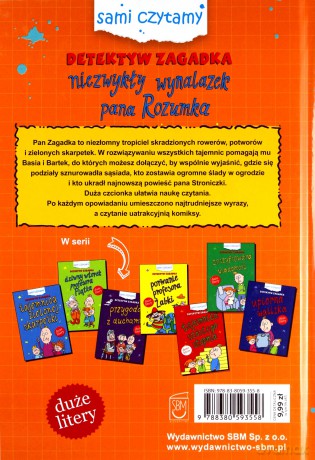 Sami czytamy. Detektyw Zagadka. Niezwykły wynalazek pana Rozumka - Iwona Czarkowska [KSIĄŻKA]