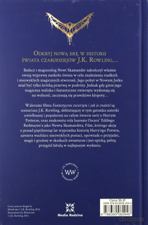 Fantastyczne zwierzęta i jak je znaleźć. Oryginalny scenariusz - Joanne K. Rowling [KSIĄŻKA]