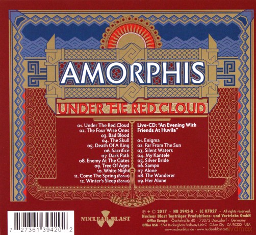 Amorphis: Under The Red Cloud Tour Edition [2CD]