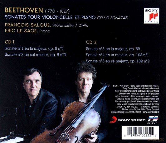François Salque et Eric Le Sa: Beethoven: Sonates pour violoncelle et piano [2CD]