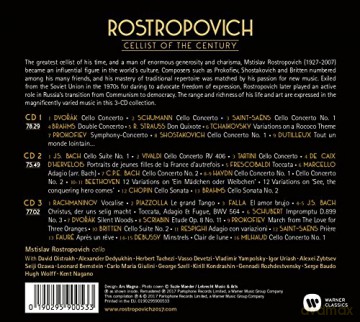 Mstislav Rostropovitsch: Cellist Of The Century [BOX] [3CD]