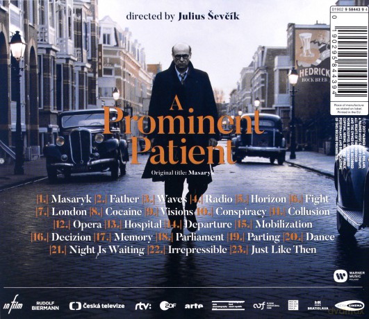 Prominent Patient soundtrack (Masaryk) (Michał Lorenc) [CD]