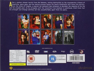 Smallville Complete Season 1-10 (Tajemnice Smallville Sezon 1-10) [BOX] [60DVD]
