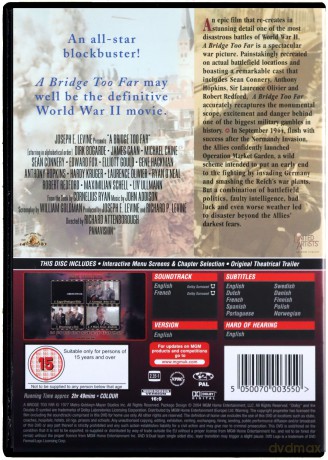 O jeden most za daleko (A Bridge Too Far) [DVD]