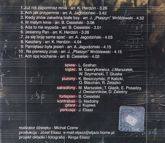 Józef Eliasz - Eljazz Big-Band & Lora Szafran: Wspomnienia [CD]