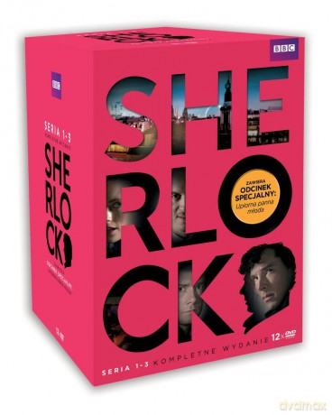 Sherlock seria 1+2+3 (BBC) [BOX] [12DVD]