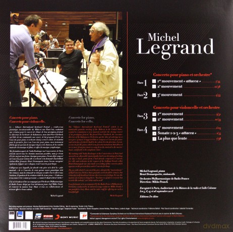 Michel Legrand: Concerto pour piano, Concerto pour violoncelle [2xWinyl]