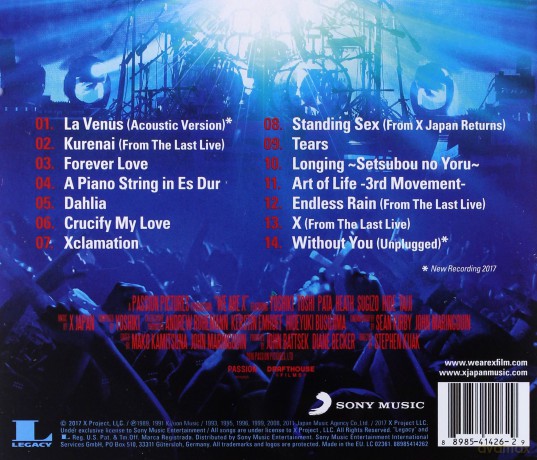 We Are X soundtrack (X Japan) [CD]