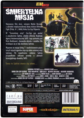 Śmiertelna misja [DVD]