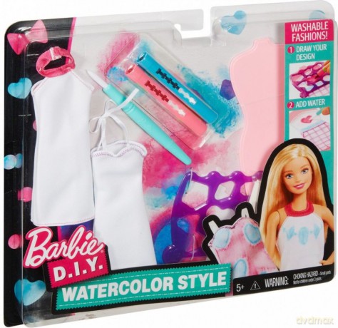Barbie D.I.Y. Zrób to sama - Akwarelowe wzory