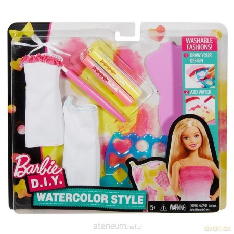 Barbie D.I.Y. Zrób to sama. Akwarelowe wzory