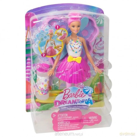 Barbie Dreamtopia. Bąbelkowa wróżka Jasnoróżowa